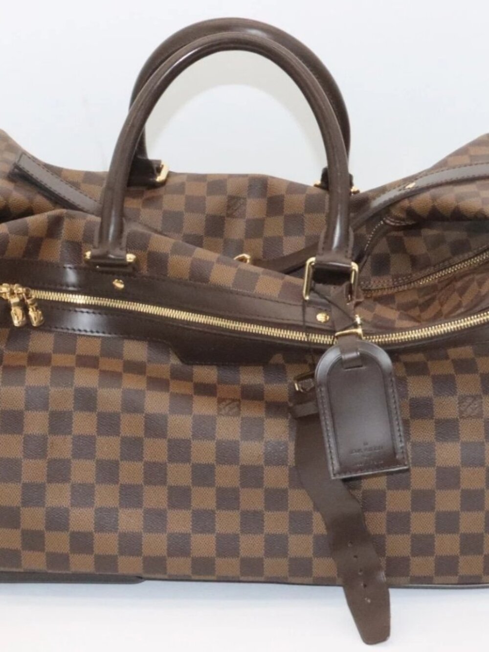 Louis Vuitton Damier Canvas Eole 50 Rolling Luggage Bag - Brown